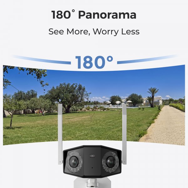 Reolink Duo 2 WiFi (W730) 4K Udendørskamera med Panorama-visning
