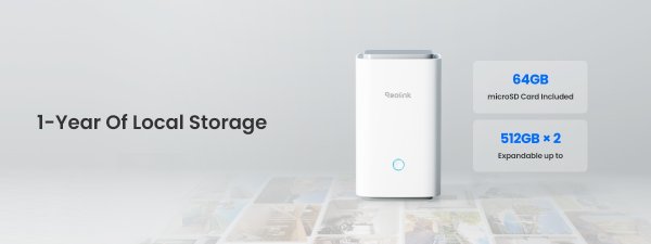 Reolink Home Hub med 2xArgus 3E Trådløst overvågningssystem