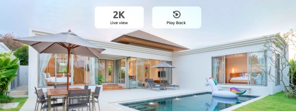 Reolink Home Hub med 2xArgus 3E Trådløst overvågningssystem