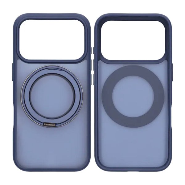 iPhone 17 Pro Cover Roterbart MagSafe Stativ Blå