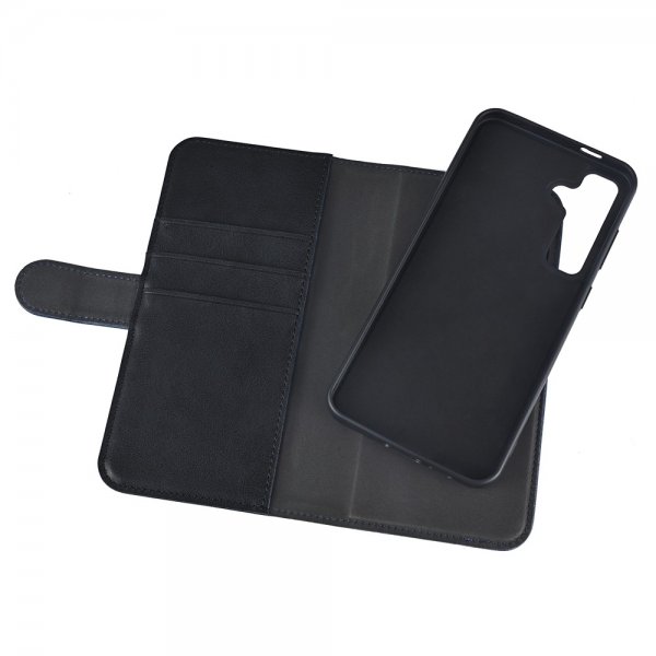Essentials Samsung Galaxy S24 FE Etui 2-i-1 Vegansk Læder Sort