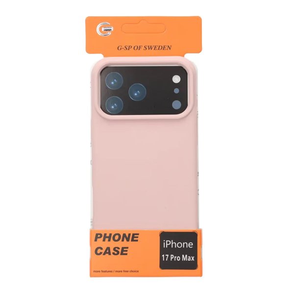 iPhone 17 Pro Max Cover Flydende Silikone Rosa