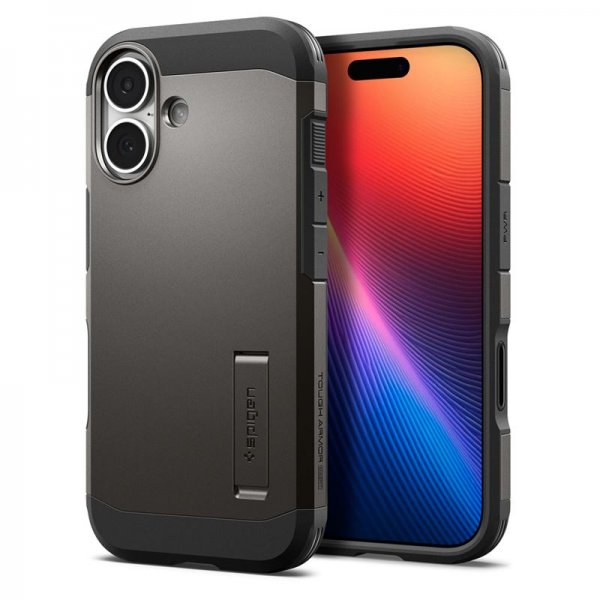 Spigen iPhone 17 Cover Tough Armor T MagFit Gunmetal