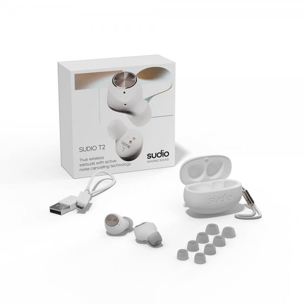 Sudio Hovedtelefoner T2 Hvid