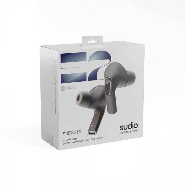 Sudio E2 Trådløse Høretelefoner In-Ear TWS ANC Sort