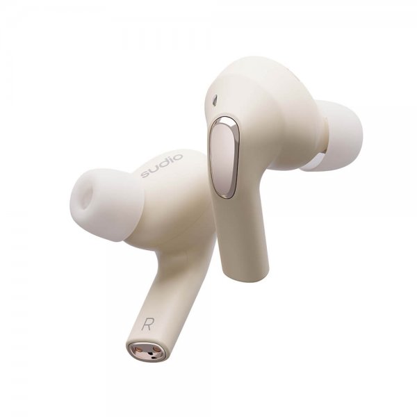 Sudio E2 Trådløse Høretelefoner In-Ear TWS ANC Chalk