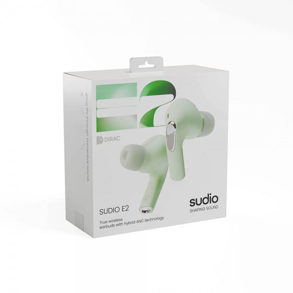 Sudio E2 Trådløse In-Ear TWS ANC Hovedtelefoner Jade
