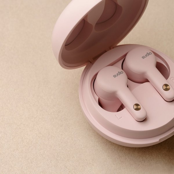 Sudio Hovedtelefoner In-Ear A2 True Wireless ANC Rosa