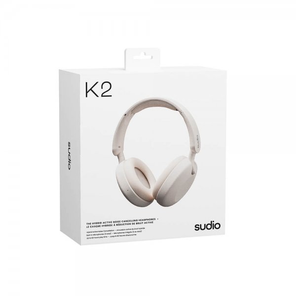 Sudio Hovedtelefoner K2 Trådløse ANC Over-Ear Hvid