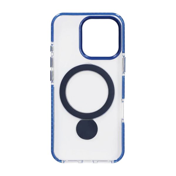 iPhone 16 Pro Cover Ringstativ MagSafe Blå