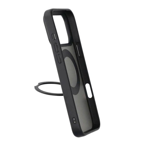 iPhone 17 Pro Max Cover Roterbart MagSafe Stativ Sort
