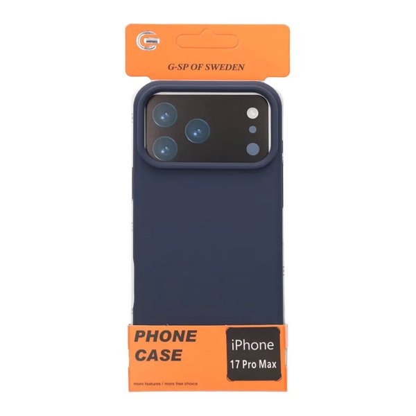 iPhone 17 Pro Max Cover Liquid Silicone Blå