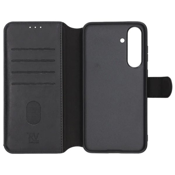 Rvelon Samsung Galaxy S25 FE Etui 4 Kortlommer Sort