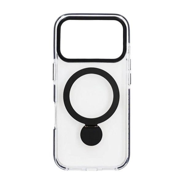 iPhone 17 Pro Cover Ringstativ MagSafe Sort