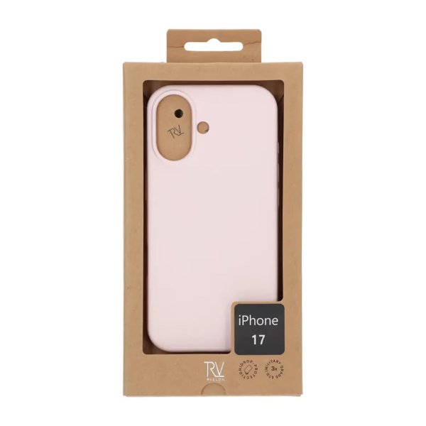 Rvelon iPhone 17 Cover Silikone MagSafe Lyserød