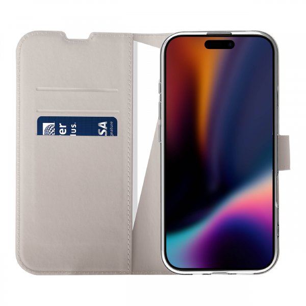 X2O iPhone 17 Pro Etui Classic Wallet Greige
