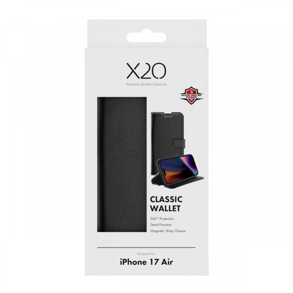 X2O iPhone Air Cover Classic Wallet Sort