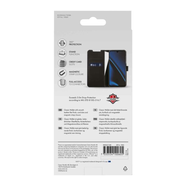 X2O Samsung Galaxy A17 Cover Classic Wallet Sort