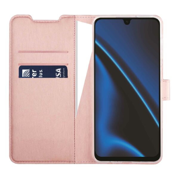 X2O Samsung Galaxy A17 Cover Classic Wallet Rosaguld