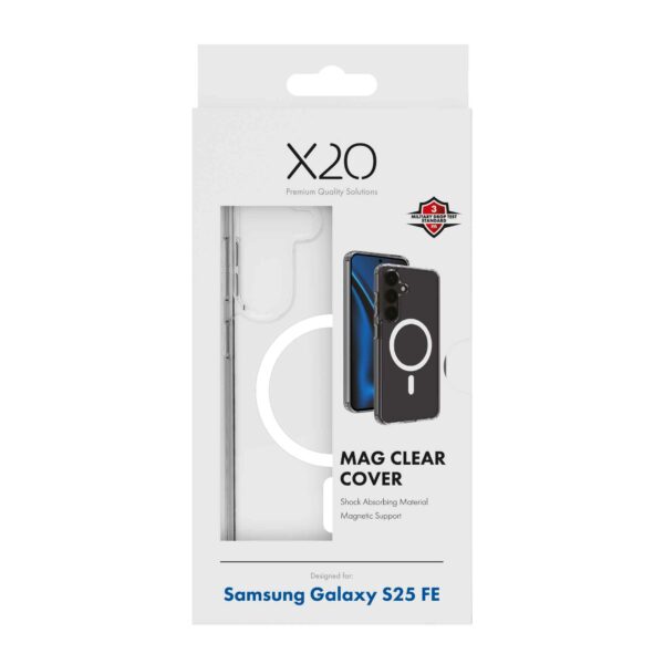 X2O Samsung Galaxy S25 FE Cover Mag Clear Transparent