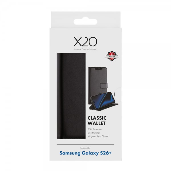 X2O Samsung Galaxy S26 Plus Cover Classic Wallet Sort