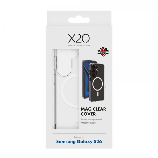 X2O Samsung Galaxy S26 Cover Mag Clear Transparent
