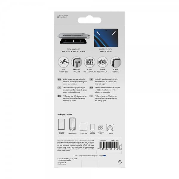 X2O Samsung Galaxy S25 Ultra Skærmbeskytter Fuld Skærm