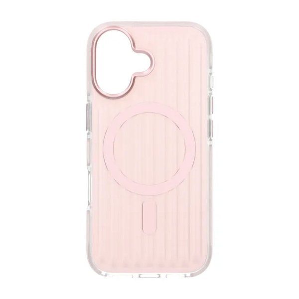 iPhone 17 Cover Riflet MagSafe Lyserød