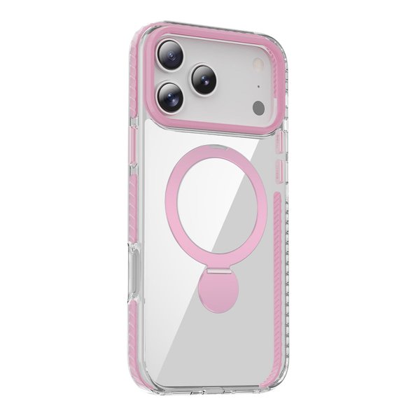 iPhone 17 Pro Max Cover Ringstativ MagSafe Rosa