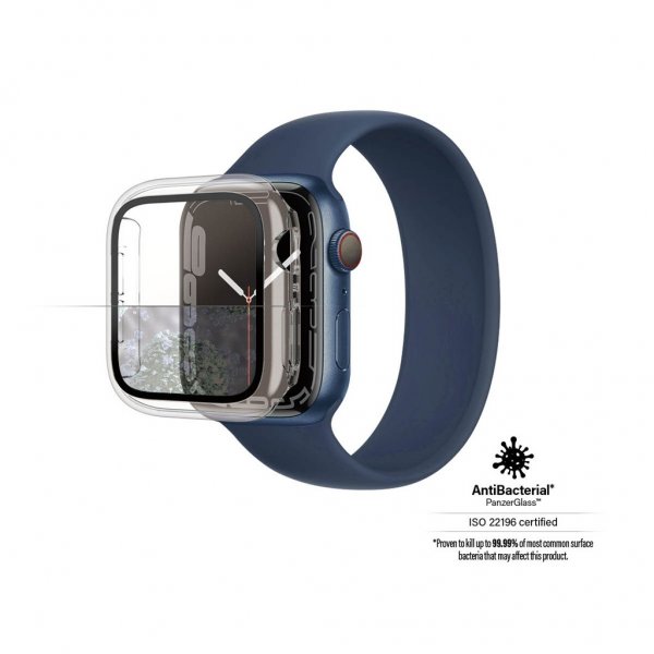 PanzerGlass Apple Watch 45mm Cover med Skærmbeskyttelse Full Body Transparent