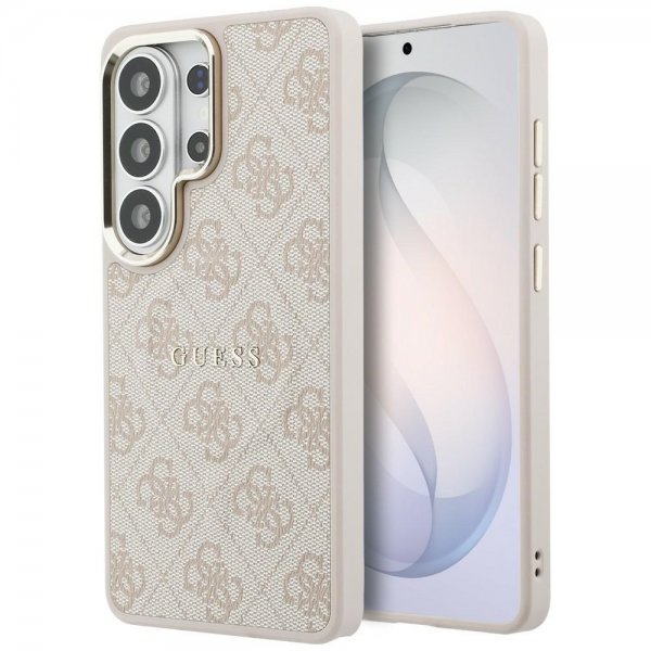Guess Samsung Galaxy S26 Ultra Cover 4G Præget MagSafe Rosa