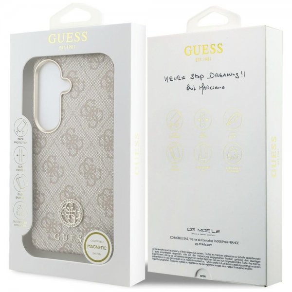 Guess Samsung Galaxy S26 Cover 4G Round MagSafe Rosa