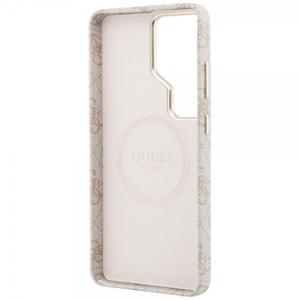 Guess Samsung Galaxy S26 Ultra Cover 4G Round MagSafe Rosa