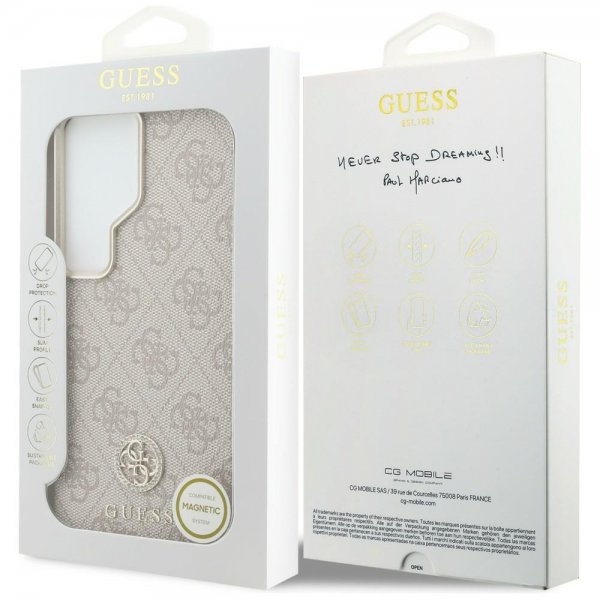 Guess Samsung Galaxy S26 Ultra Cover 4G Round MagSafe Rosa