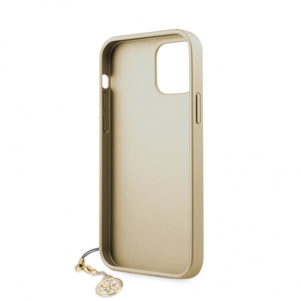 Guess iPhone 12 Mini Cover 4G Charms Grå