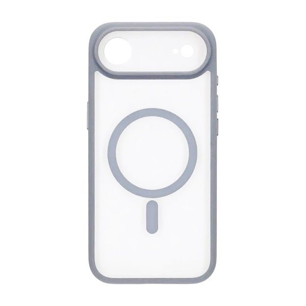 iPhone Air Cover Kamerakant MagSafe Grå Transparent