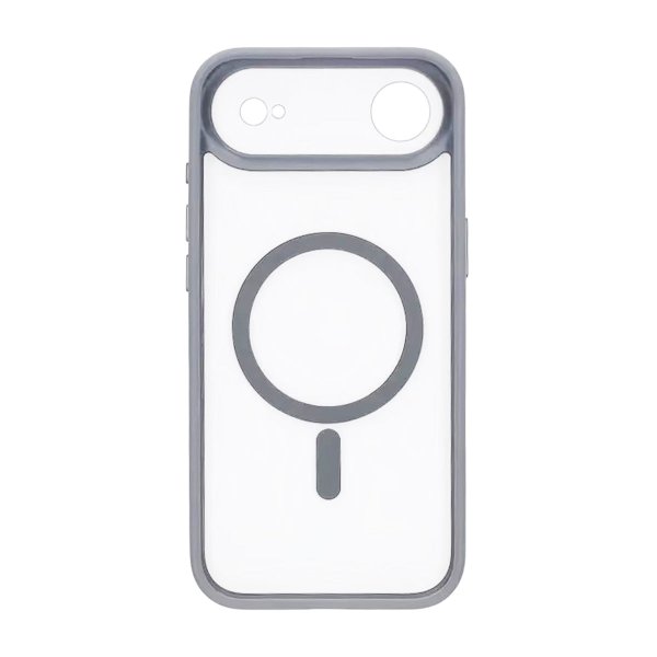 iPhone Air Cover Kamerakant MagSafe Grå Transparent