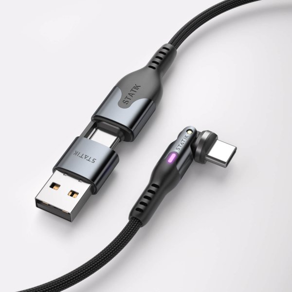 Statik Kabel PowerPivot Pro USB-C/USB-C 1m Sort