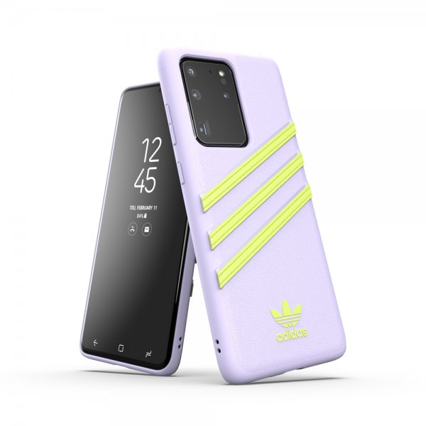 Adidas Samsung Galaxy S20 Ultra Cover ELLER 3 Stripes Snap Case Lilla