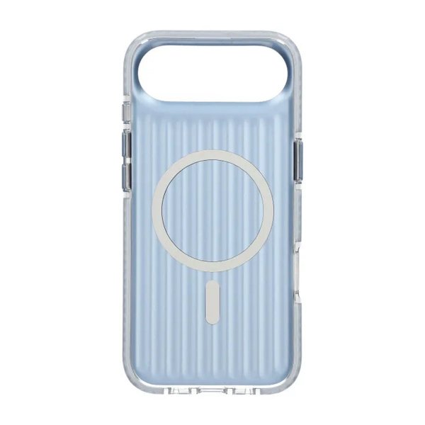 iPhone Air Cover Bølget MagSafe Lyseblå