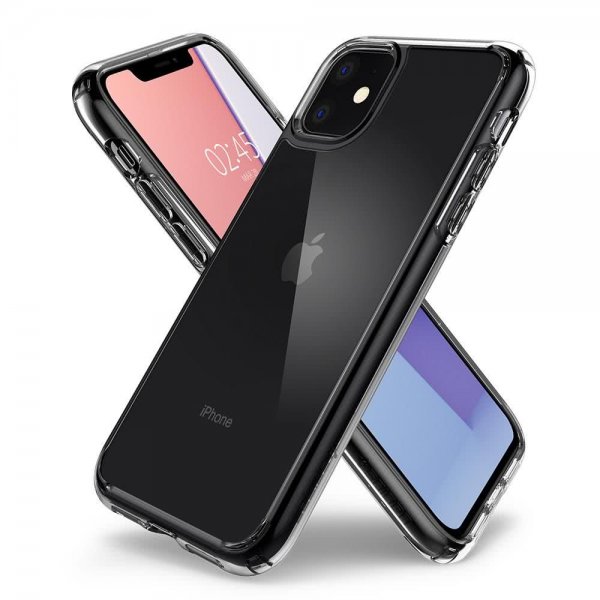 Spigen iPhone 11 Cover Crystal Hybrid Crystal Clear