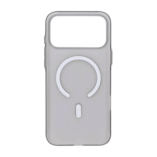 iPhone 17 Pro Cover Bølget MagSafe Lysegrå
