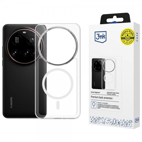 3mk Xiaomi 15 Ultra Cover Armor MagCase Gennemsigtig