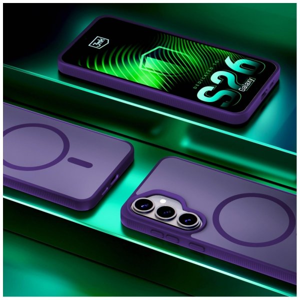 3mk Samsung Galaxy S26 Cover Smoke MagCase Lilla