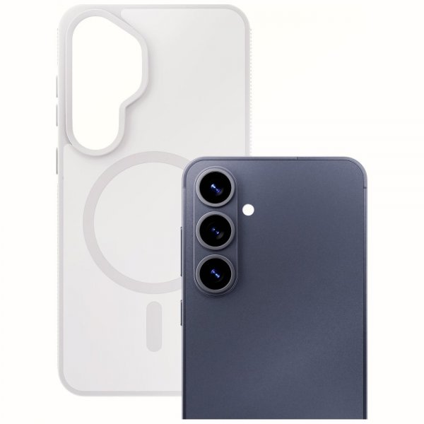 3mk Samsung Galaxy S26 Cover Smoke MagCase Hvid