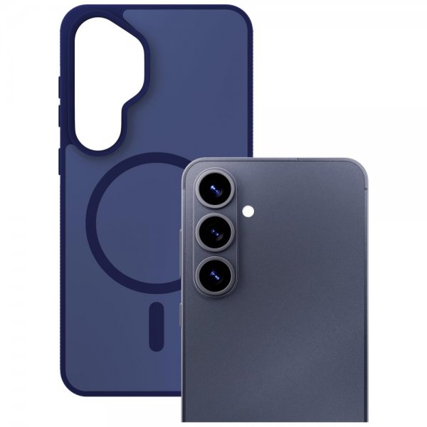 3mk Samsung Galaxy S26 Plus Cover Smoke MagCase Blå