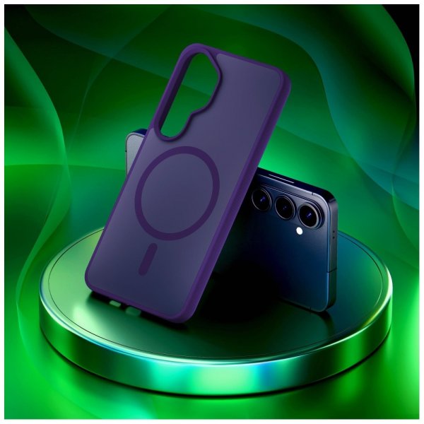 3mk Samsung Galaxy S26 Plus Cover Smoke MagCase Lilla