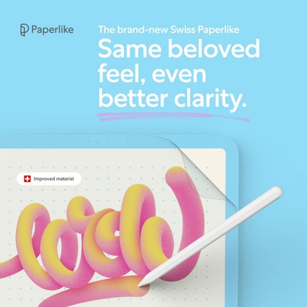 Paperlike iPad Pro 12.9 (gen 3/4/5/6) Skærmbeskyttelse Paperlike 2.1 2-pak