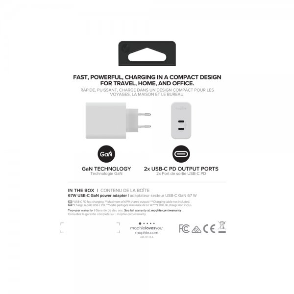 Mophie Oplader Speedport 67