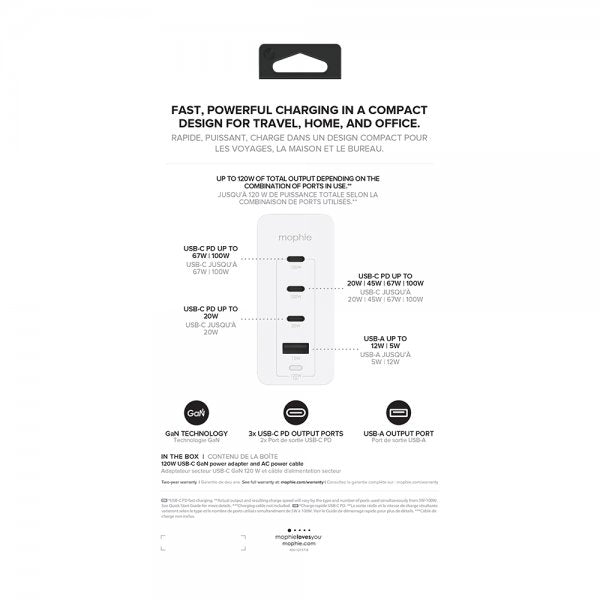 Mophie Oplader Speedport 120